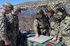 Aerial targets firing practice