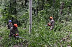 Serbian Armed Forces provide assistance to citizens of Ivanjica