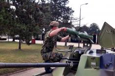 Specialist training for soldiers serving in armoured units