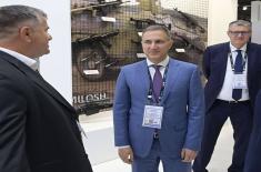 Ministar Stefanović na otvaranju Međunarodnog sajma vojne tehnike "EUROSATORY 2022" u Parizu