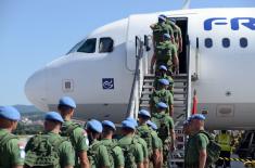 SAF contingent rotation in Lebanon