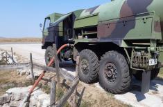 Serbian Armed Forces assist in supplying Pešter Plateau villagers with water