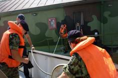 Soldier training in River Flotilla