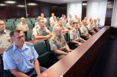 Reception for officers who are to attend General Staff Course