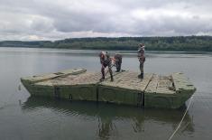 Engineer Corps’ training on Sava River