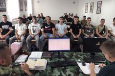 Admission of youngest generation of soldiers into military service