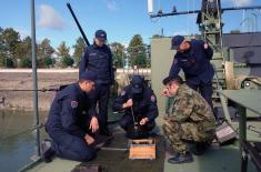 Training of Soldiers in River Flotilla