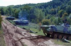 Training in Serbian Armed Forces in Mechanised Battalions