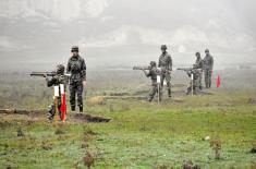Drills in special air operations and anti-tank combat