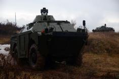 Training in Armoured-Reconnaissance Battalion