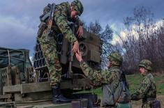 Soldier training with MLRS