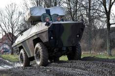 Peacekeeping operations pre-deployment combat vehicle driver training