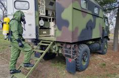 CBRN units undergo training