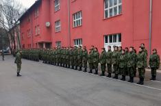 Пријем нове генерације војника на служење војног рока