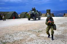 Провера обучености пешадијске чете за учешће у мировним операцијама