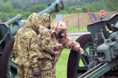 Training of Hungarian soldiers in CBRN Training Centre