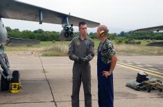 Formation flight training in Orao (Eagle) aircraft