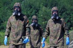 Spanish soldiers attend course at CBRN Training Centre