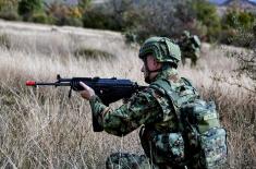 Tactical training in Armoured Reconnaissance Battalion