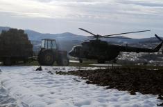 Serbian Armed Forces Continue Helping Citizens