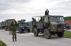 Infantry company ready for deployment to peacekeeping operation