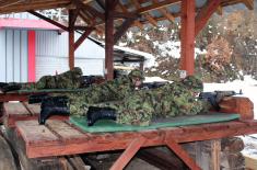 New intake of junior soldiers in training