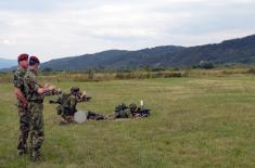 Members of 63rd Parachute Brigade display great competence