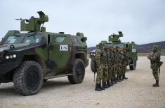 Провера јединице Војске Србије за учешће у мировној операцији