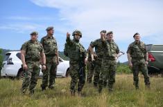 Oбилазак снага Војске Србије у Копненој зони безбедности