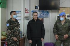 Министар Стефановић у бази Сектора Исток мисије UNIFIL у Либану