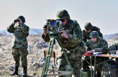 Tank, infantry units conduct live fire drills