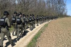 Kondicioni marš s pripadnicima Odreda vojne policije Kobre