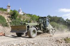 Војска Србије изводи инжињеријске радове у општини Бела Паланка