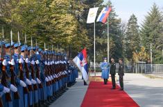 Visit from Commander of National Guard Cyprus