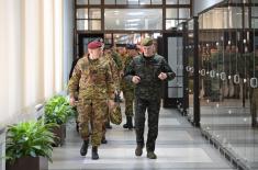 Meeting between Chief of General Staff and KFOR Commander