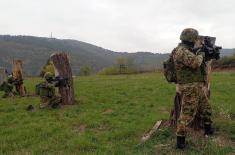 Novi vojnici na obuci u pešadijskim jedinicama Vojske Srbije