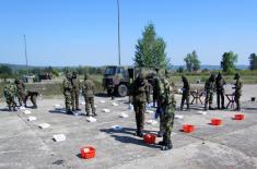 Spanish Armed Forces personnel undergo training at CBRN Centre