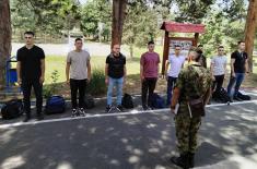 Пријем нове генерације војника на служење војног рока