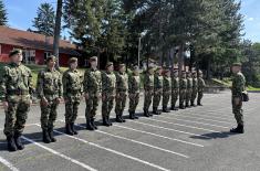 Пријем нове генерације војника на служење војног рока