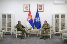 Начелник Генералштаба Војске Србије са командантом Кфора