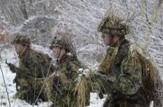 Теренска обука војника на служењу војног рока