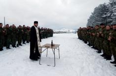 Members of the Serbian Armed Forces marked the Remembrance Day