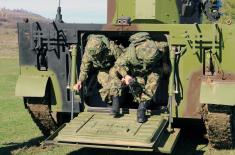 Obuka na modernizovanim borbenim vozilima pešadije