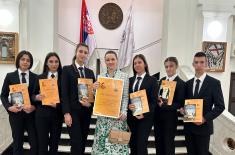 Захвалнице војним гимназијалцима за учешће на књижевном конкурсу