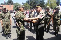 Taking the military oath