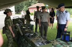 Generals Diković and Bartman Visited the Primary School “Svetozar Marković“ in Kraljevo