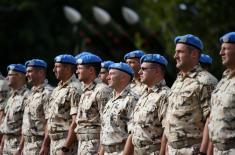 Awarding decorations to members of the contingent engaged in the UN mission in Cyprus