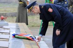 Delegation of Ministry of Defense and Serbian Armed Forces pays tribute to fallen Serbian pilots in Armenia