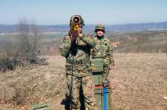 Aerial targets firing practice