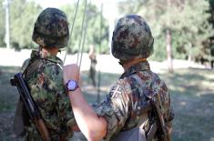 Обука војника службе телекомуникација у Бригади везе
